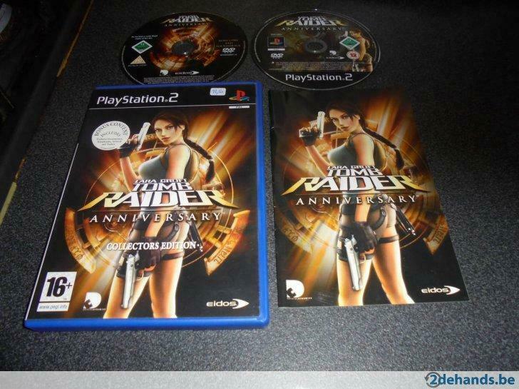 Playstation 2 Lara Croft Tomb Raider Anniversary (orig-compl, Ophalen of Verzenden, Gebruikt