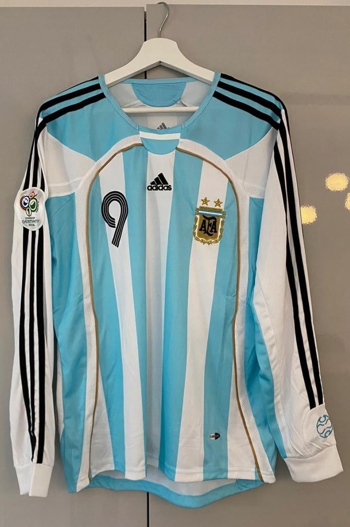 Argentinië Crespo Voetbalshirt Origineel WorldCup 2006, Ophalen of Verzenden, Zo goed als nieuw