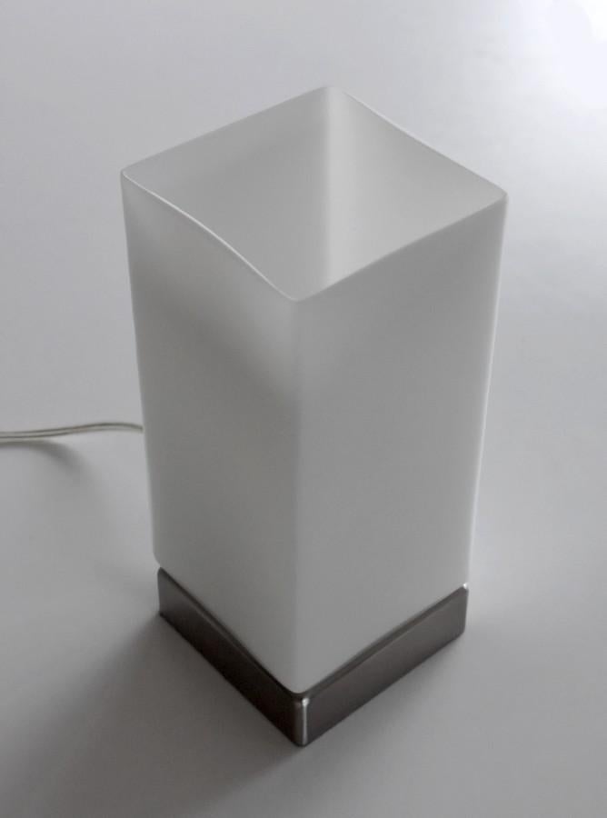 Lampe Cube, Maison & Meubles, Lampes | Lampes de table, Comme neuf, Moins de 50 cm, Verre, Enlèvement
