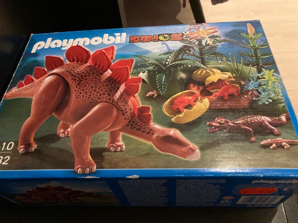 Playmobil Dinos - Stegosaurus met nest, Ophalen of Verzenden, Zo goed als nieuw, Complete set