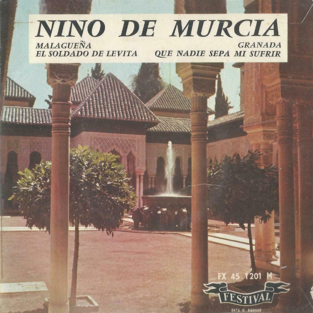 Nino De Murcia – Malaguena / Granada + 2 – Single - EP, Latino et Salsa, Enlèvement ou Envoi, Utilisé, 7 pouces