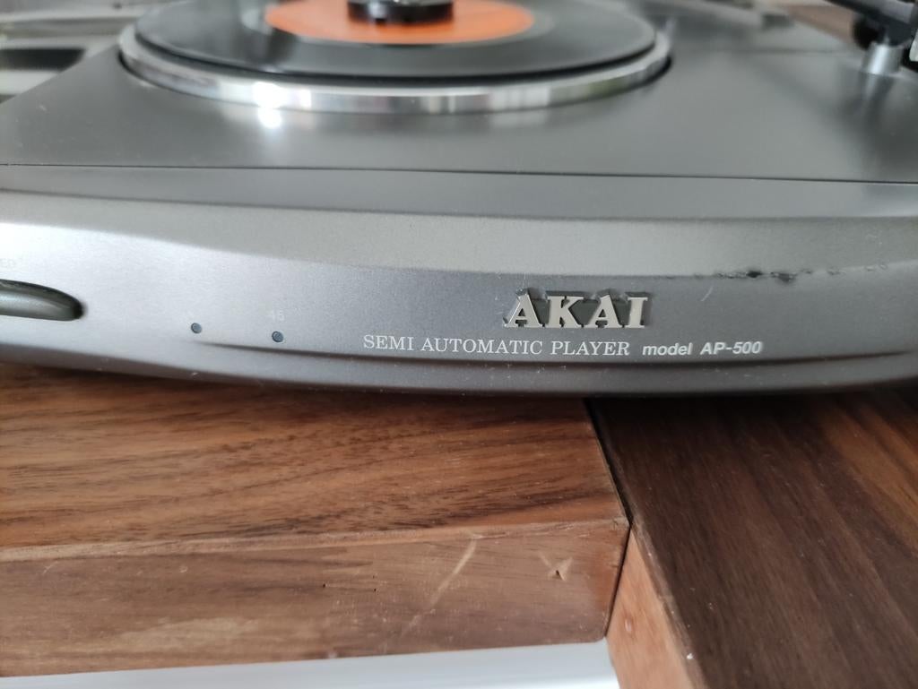 AKAI 45/33 toeren draaitafel, Ophalen of Verzenden, Zo goed als nieuw, Akai