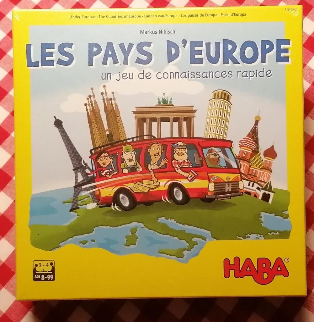 BXL  Jeu Haba LES PAYS D'EUROPE, neuf!, Enlèvement ou Envoi, Neuf