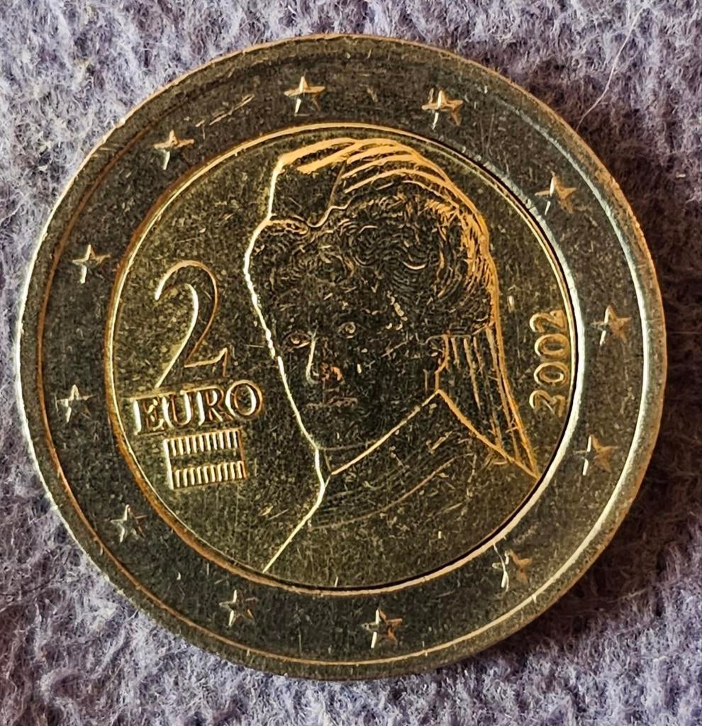 Pièce commémorative de 2 euros Autriche 2002, Timbres & Monnaies, Monnaies | Europe | Monnaies euro, Enlèvement ou Envoi, Autriche