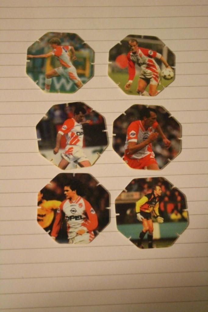 6x Flippo Standard Luik - Liege - Voetbal - Flippo's, Verzamelen, Flippo's, Ophalen of Verzenden, Losse flippo's