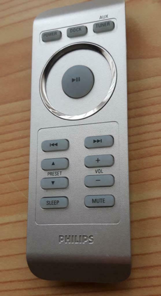 Philips afstandsbediening DOCK, Audio, Tv en Foto, Mp3-spelers | Accessoires | Overige merken, Ophalen of Verzenden, Zo goed als nieuw