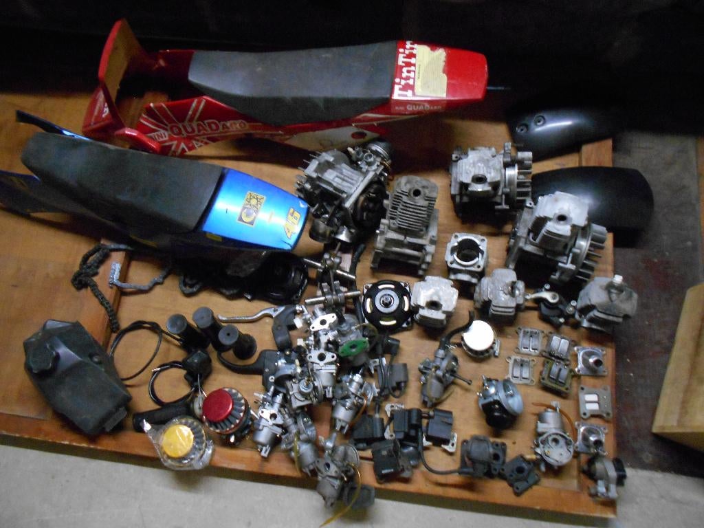 LOT pieces pocket bike-et pocket quad, 49 cm³, Comme neuf, Autres types, Enlèvement