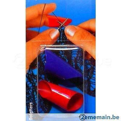 Doigtier, bleu ou rouge ideal pour  tricot Prym  431710, Enlèvement ou Envoi, Neuf, Tricot, Aiguille