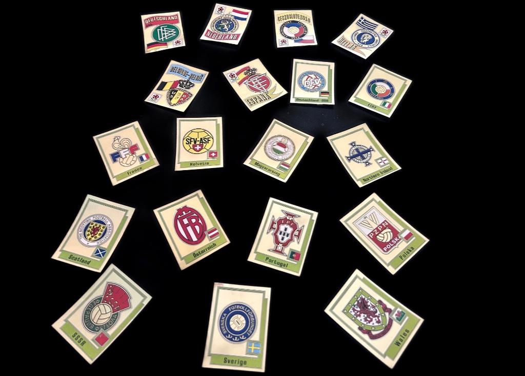 Panini Europa 80 Emblemen Badges 1980 Stickers Euro 80 Rec., Envoi, Comme neuf
