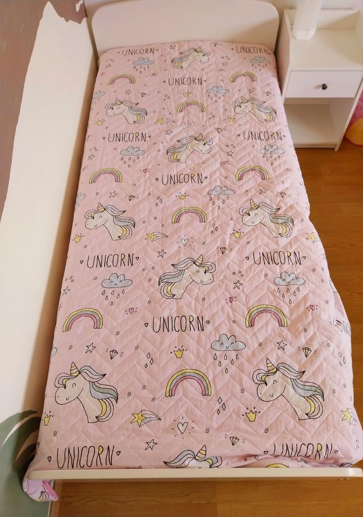 Bedsprei en of dekbedovertrek voor eenpersoonsbed, Ophalen of Verzenden, Zo goed als nieuw, Eenpersoons, Dekbedovertrek