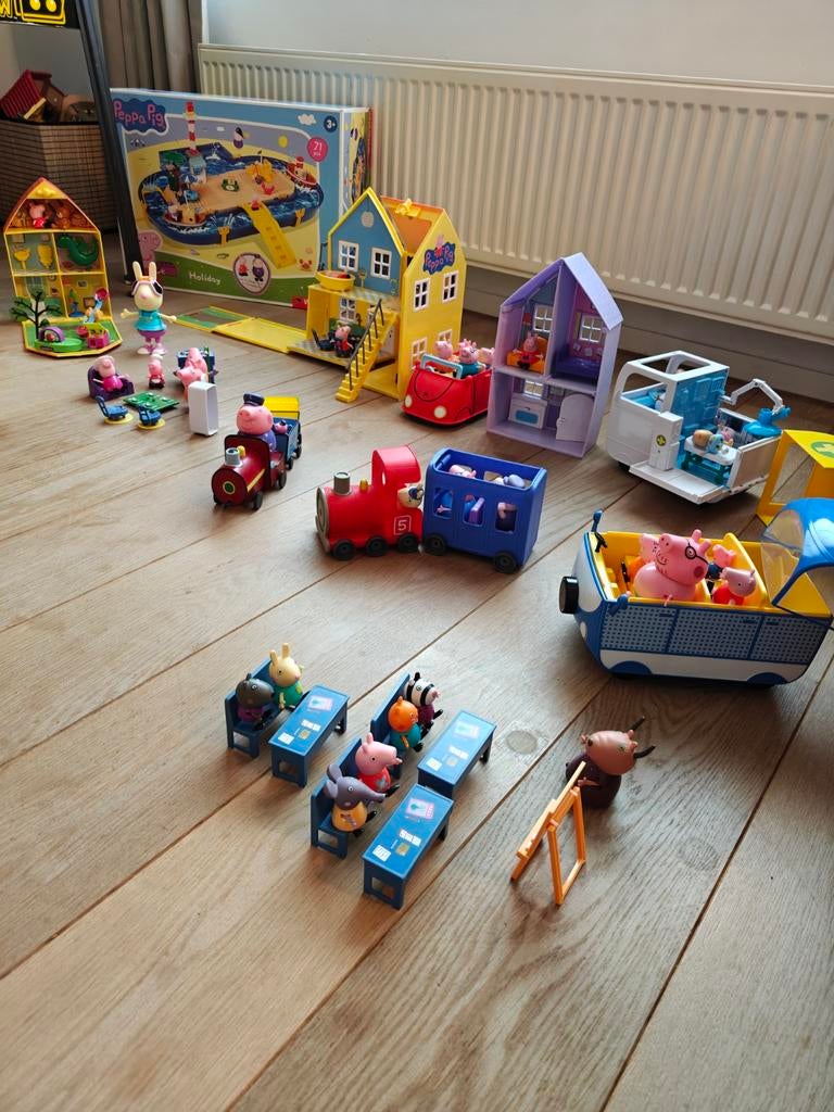 Groot lot Peppa pig, Ophalen, Auto