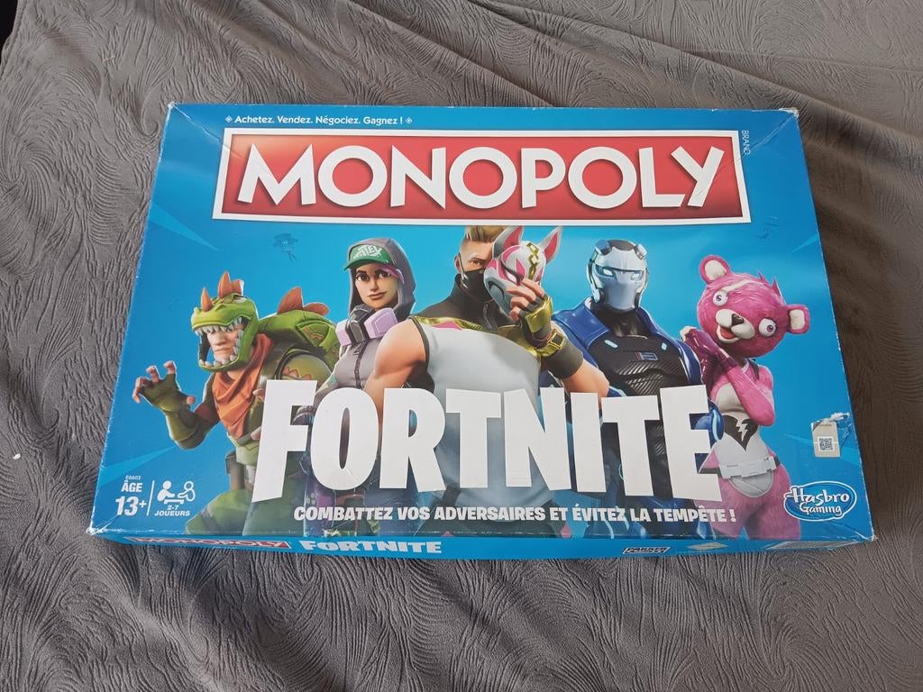 Jeu de société : Monopoly Fortnite, Enlèvement ou Envoi, Utilisé