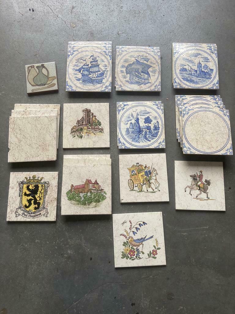 Tegeltjes, Antiek en Kunst, Ophalen