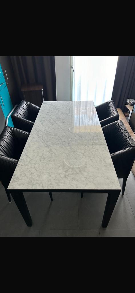 Eetkamer durlet tafel (stoelen niet meer beschikbaar ), Huis en Inrichting, Ophalen, Zo goed als nieuw