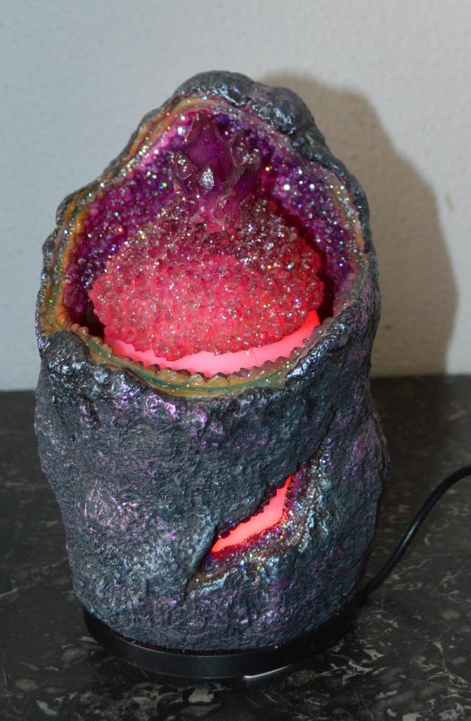 Olieverdamper lamp met wisselende kleuren, Ophalen of Verzenden, Zo goed als nieuw, Spiritueel