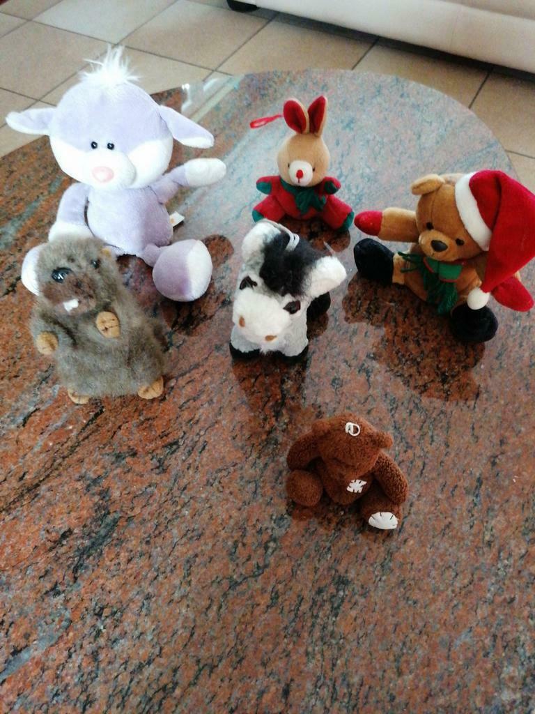 lot de 5 peluches, Enlèvement ou Envoi