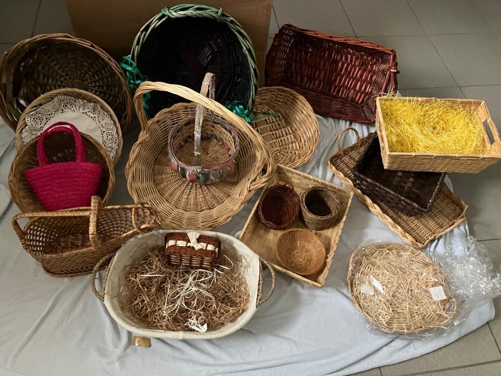 rieten mandjes, Enlèvement, Comme neuf, Panier