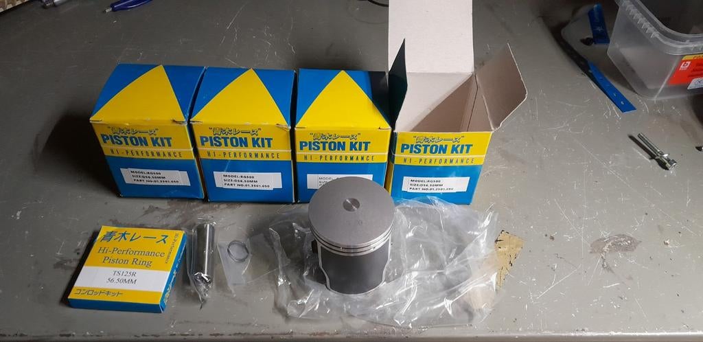 Zuigerset rg500 56,50mm, Motos, Pièces | Suzuki, Enlèvement