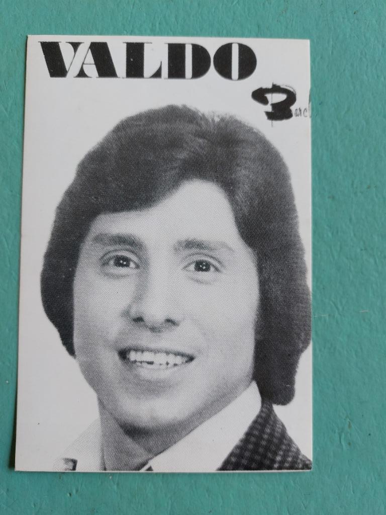 fotokaart zanger Valdo, Verzamelen, Verzenden