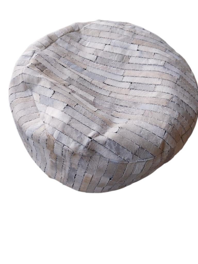 poufs en poils veritable style ethnique, Enlèvement, Comme neuf