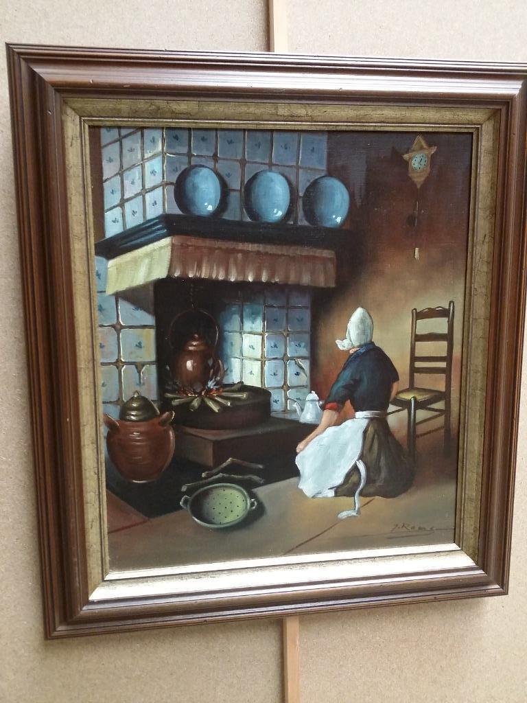 schilderij j rens, Enlèvement