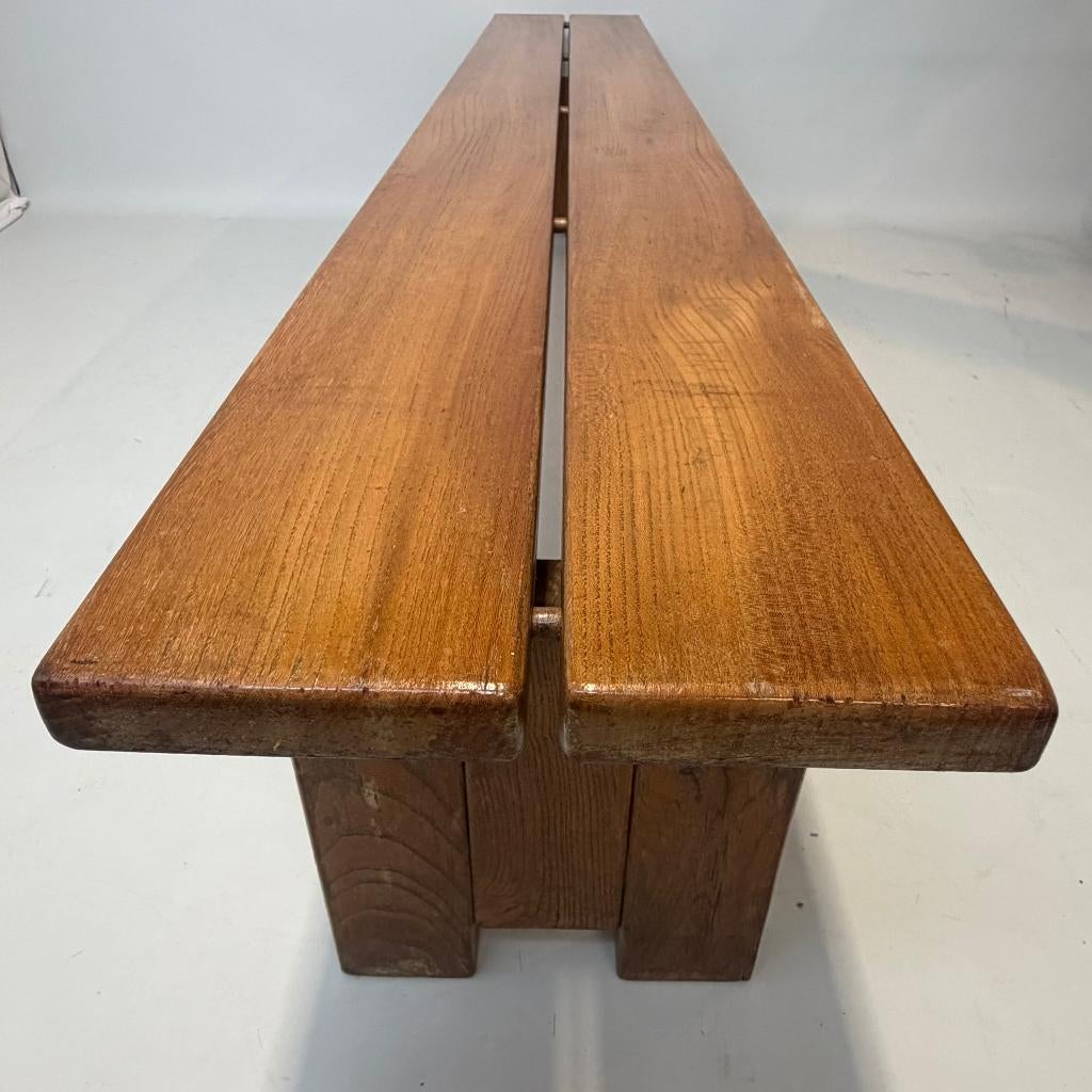 Banc en bois brutaliste, Enlèvement ou Envoi, Utilisé, Bois