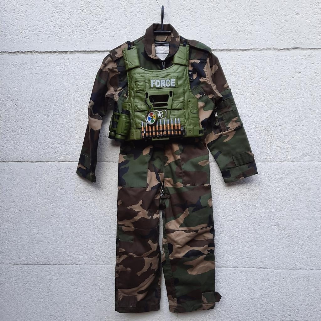 Camouflagepak voor kinderen, lengte 1m, schouderbreedte 35cm, Enlèvement ou Envoi, Comme neuf