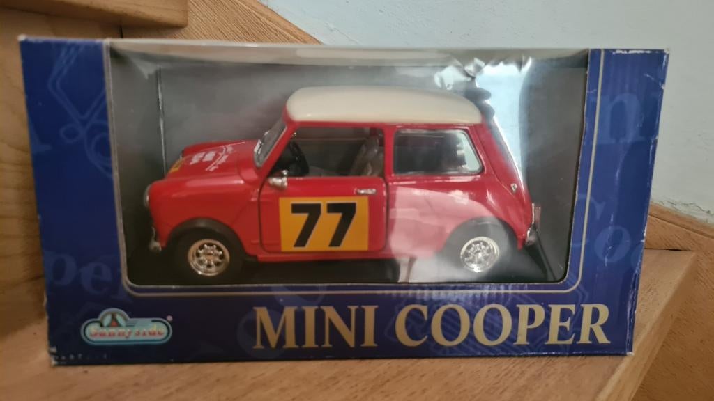 Modelwagen Mini Cooper 1:16, Ophalen of Verzenden, Zo goed als nieuw, Auto