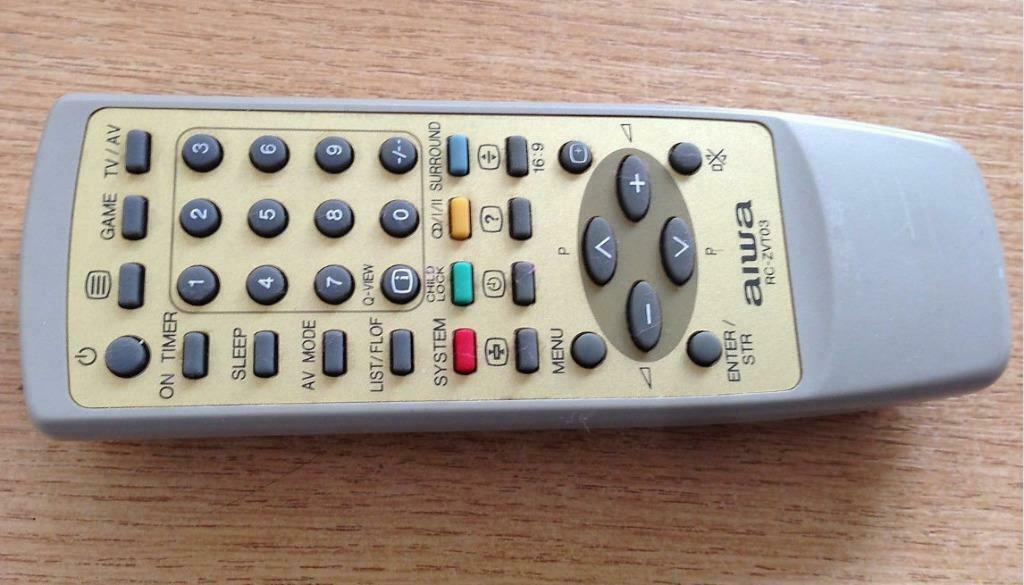 Afstandsbediening Aiwa rc-zvt03, Ophalen of Verzenden, Gebruikt, Origineel, Tv
