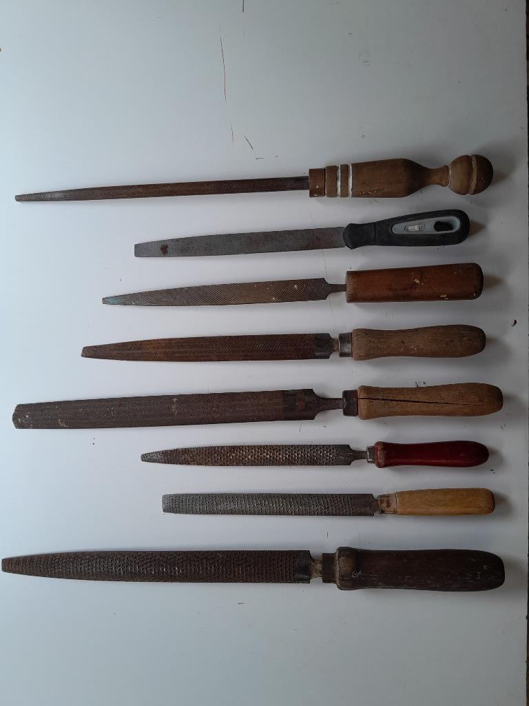 Lot de limes à bois et fer (8 pièces), Enlèvement