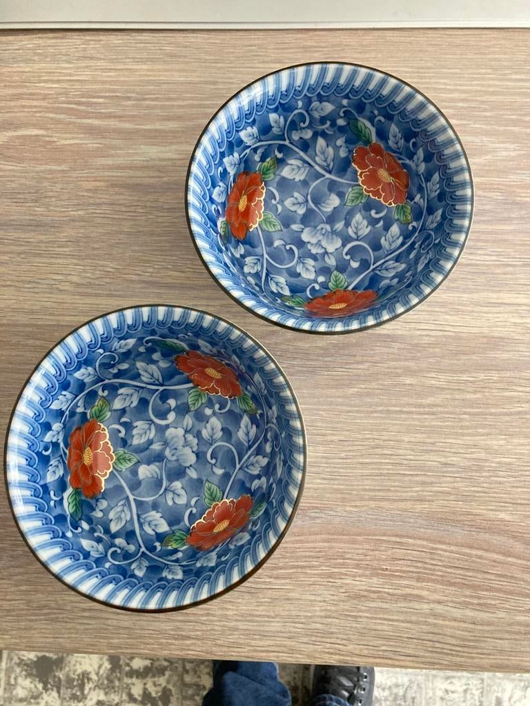 2 bols à soupe japonais vintage, bol, Enlèvement ou Envoi