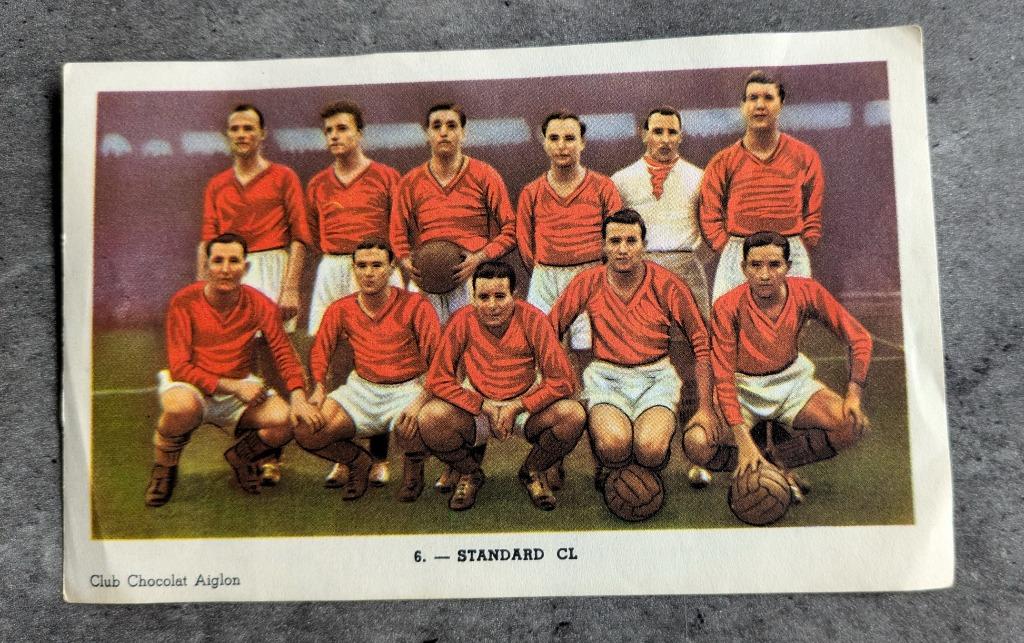 AIGLON STANDARD LUIK VOETBAL TEAM EIND JAREN 50, Verzenden, Plaatje