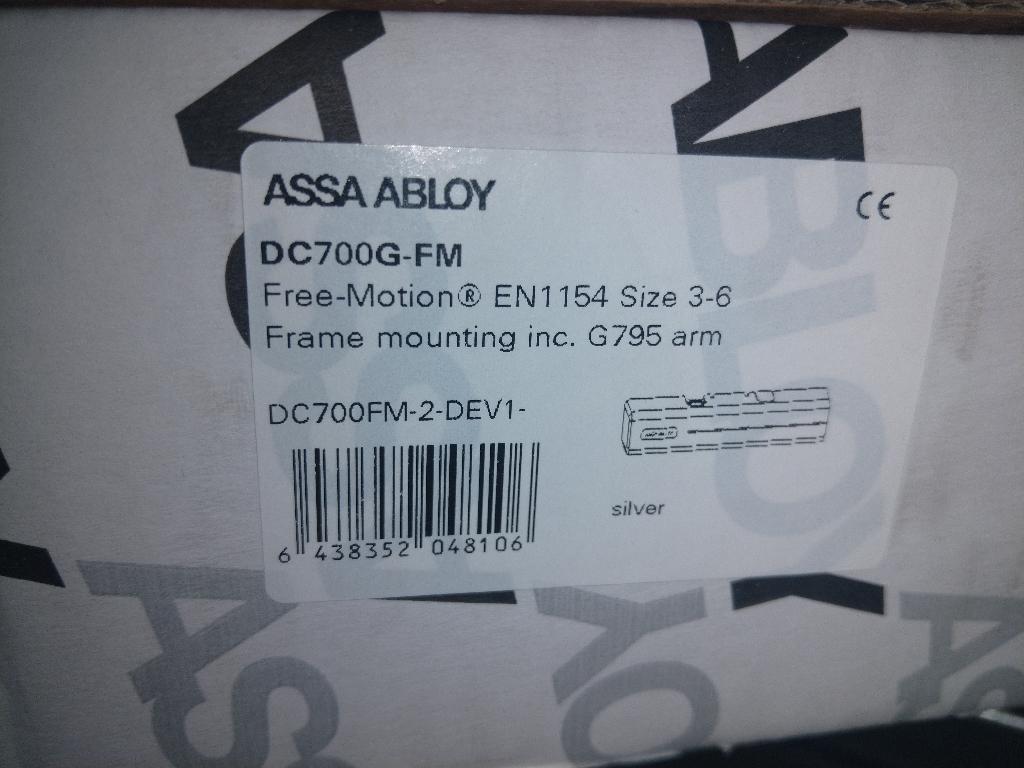 ASSA ABLOY DC700G-FM, Enlèvement, Neuf