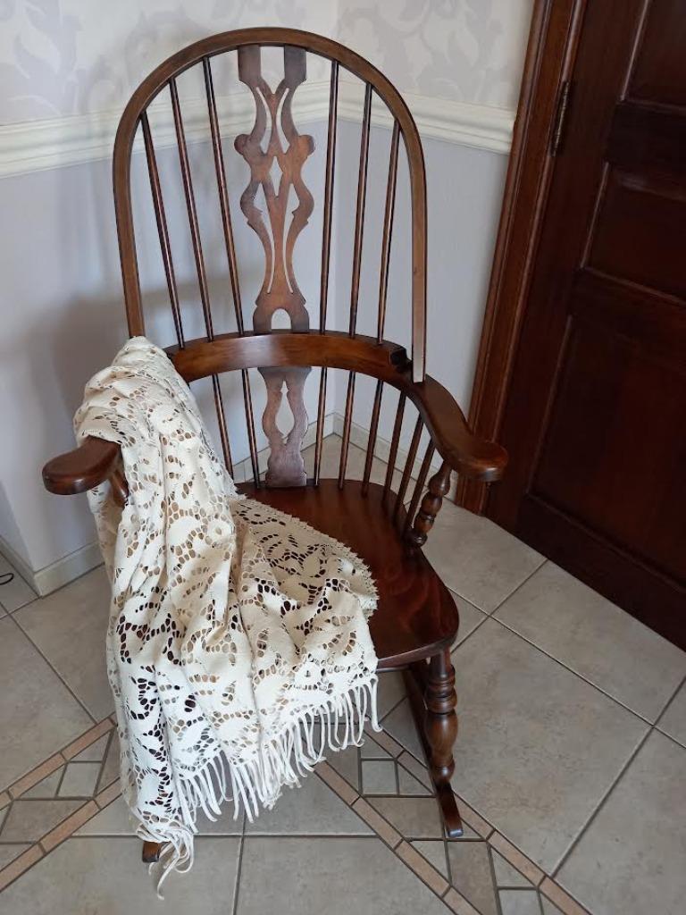 Vintage decoratie deken of tafellaken, Huis en Inrichting, Tafelkleden, Ophalen of Verzenden, Zo goed als nieuw, Rechthoek