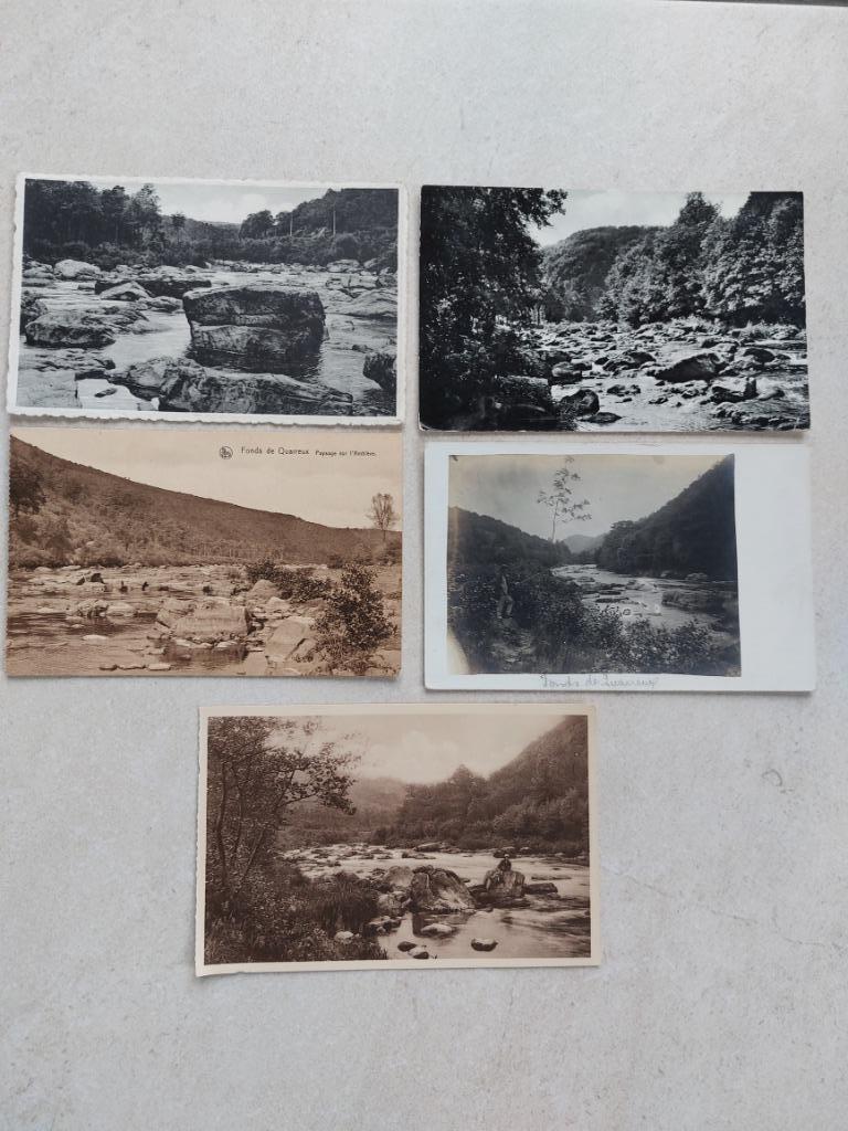 5 oude postkaarten Fonds de Quarreux, Envoi