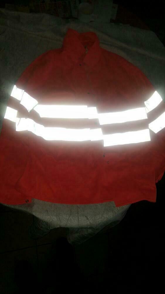 Veste de construction orange reflechissante scotchlite t 52, Enlèvement ou Envoi, Orange