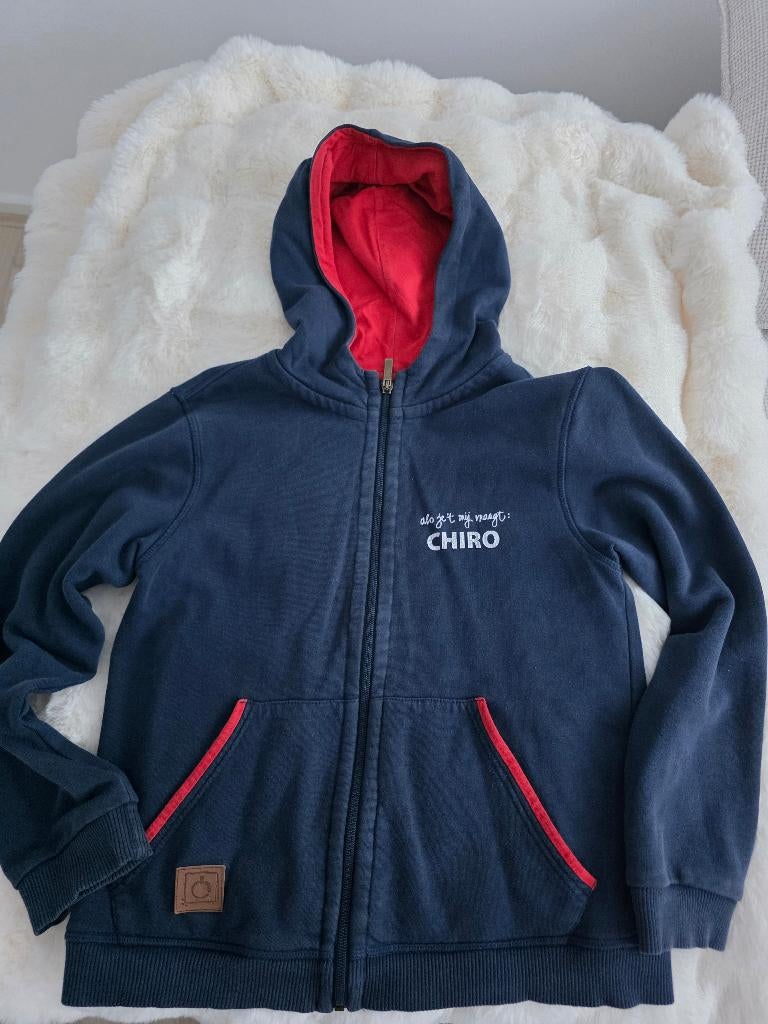 Trui met rits Chiro, Kinderen en Baby's, Ophalen of Verzenden, Zo goed als nieuw, Jongen of Meisje, Trui of Vest