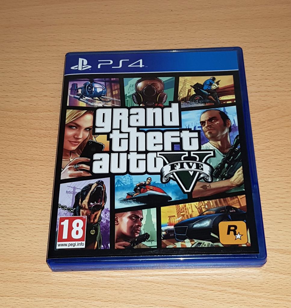 Grand Theft Auto V PS4-spel, Verzenden, Gebruikt, Vanaf 18 jaar