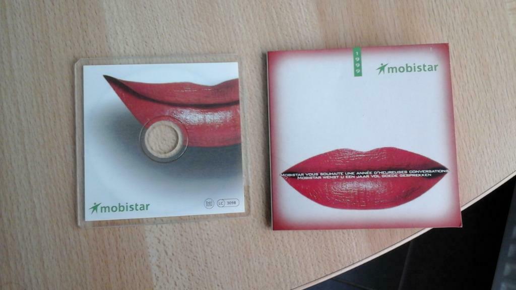 mini CD "Mobistar" 5 titres  pop  9x9cm     vintage '98, Enlèvement ou Envoi