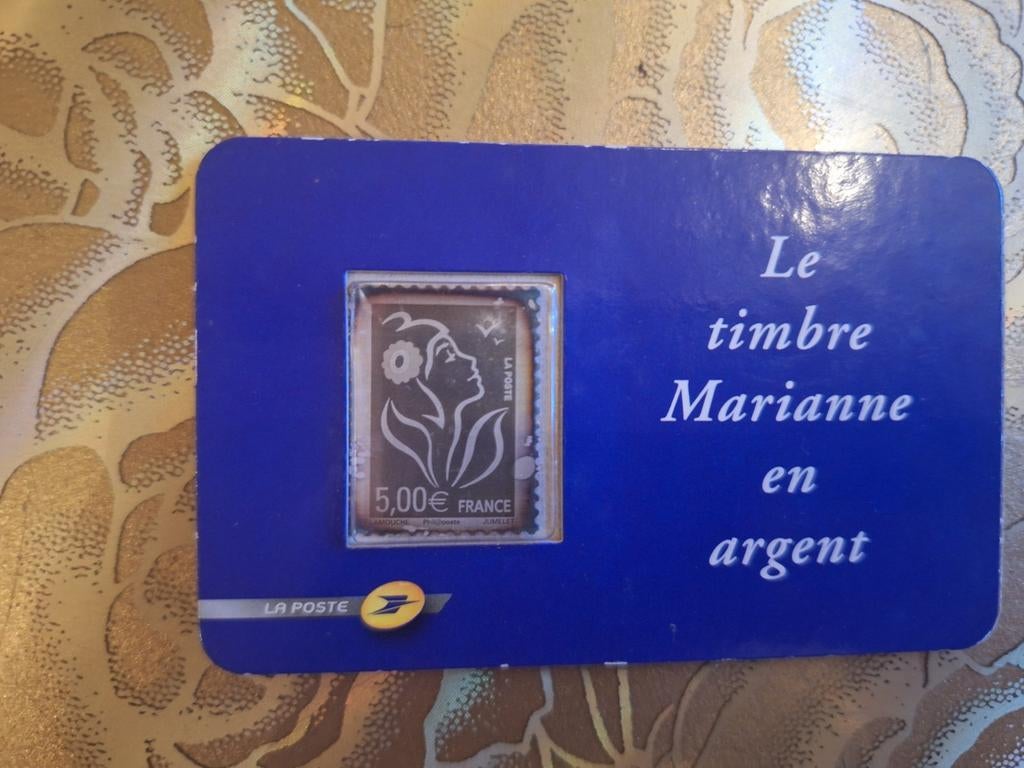 Timbre français en argent, Enlèvement, Argent