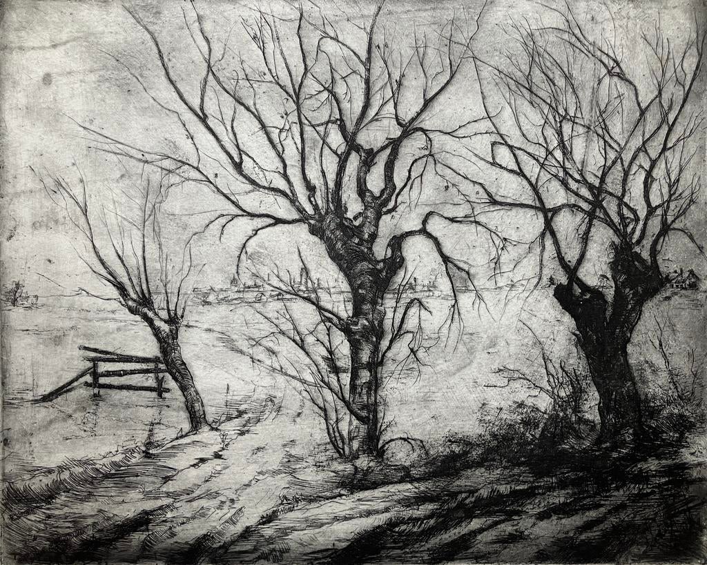 Ets Tony-Luc Blickx (1926-2000), Antiek en Kunst, Kunst | Etsen en Gravures, Ophalen