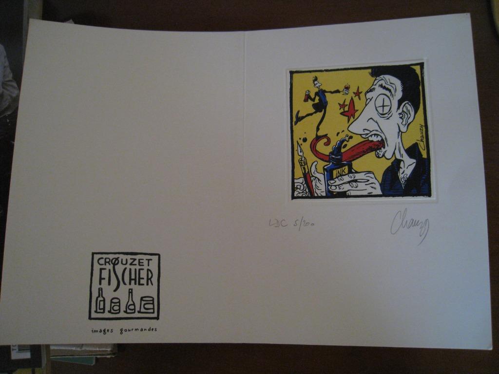 CHAUZY COMIC EX LIBRIS, Eén stripboek, Nieuw, Ophalen of Verzenden, Chauzy