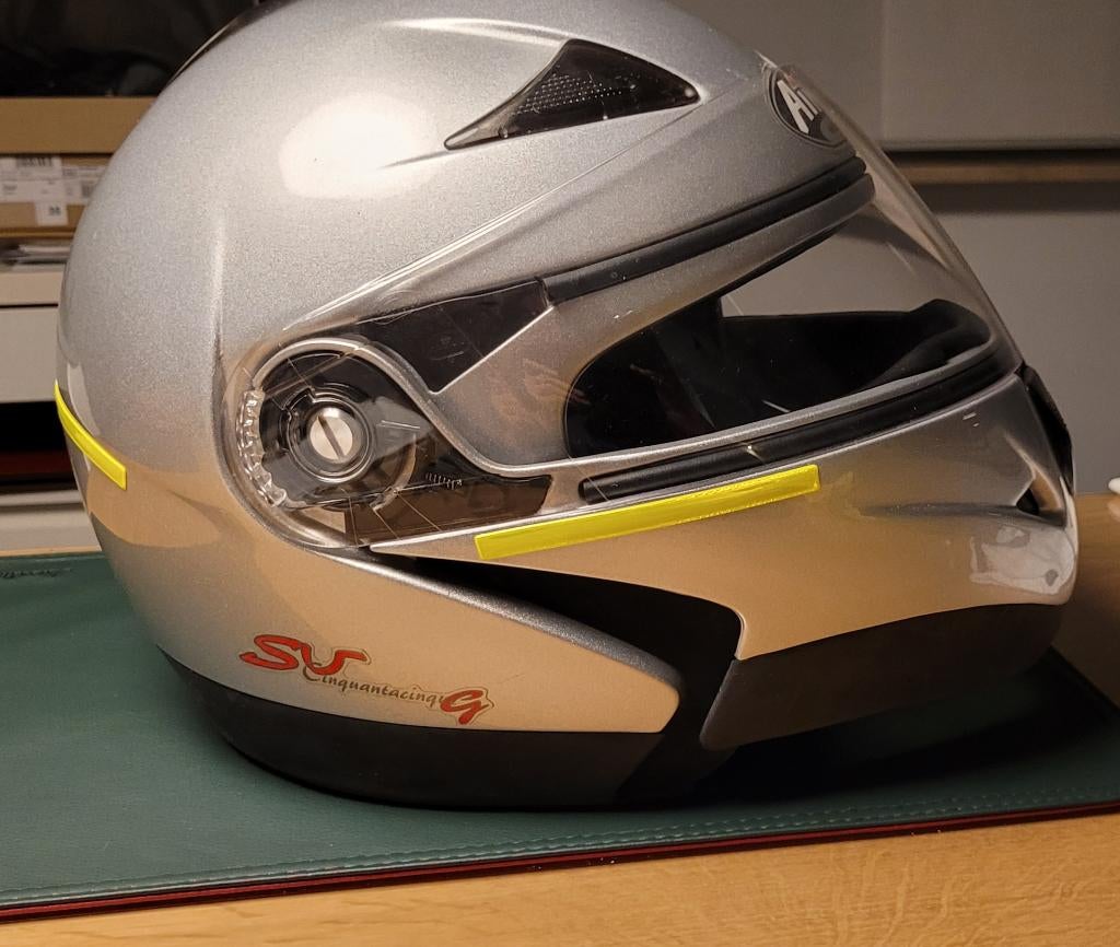 Motorhelm Airoh - maat S- zilver, Motoren, Dames, Nieuw zonder kaartje, Integraalhelm, S