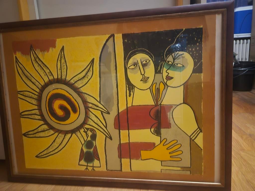 Corneille zeefdruk, Antiek en Kunst, Ophalen of Verzenden