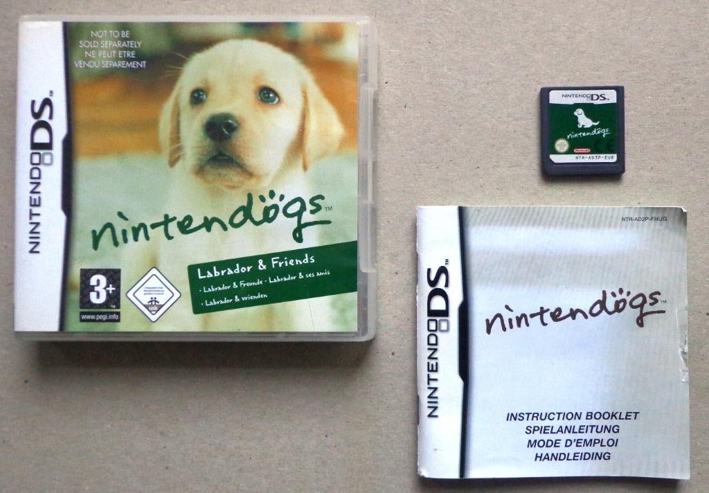Nintendogs Labrador & Friends voor de Nintendo DS Compleet, Enlèvement ou Envoi, Utilisé
