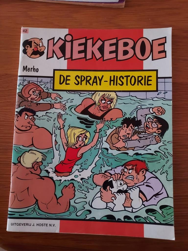 De spray-historie eerste druk Kiekeboe, Enlèvement ou Envoi