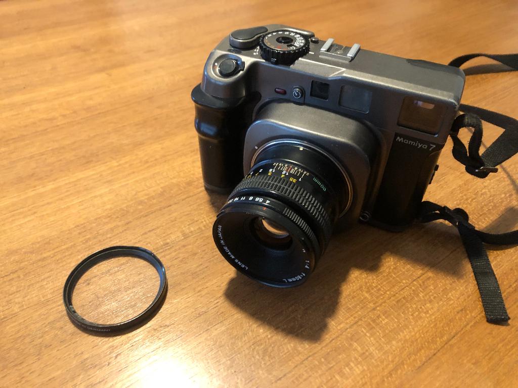 Mamiya 7 + 80mm, Divers, Divers Autre, Utilisé, Enlèvement ou Envoi