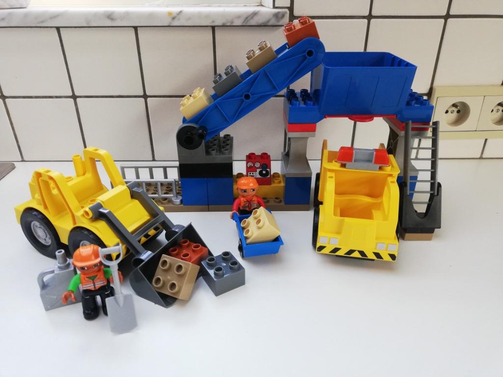 duplo 4987 Gravel Pit, Kinderen en Baby's, Speelgoed | Duplo en Lego, Gebruikt, Duplo, Complete set, Ophalen of Verzenden