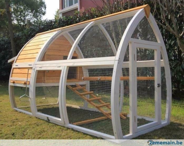 Poulailler XXL abri poule caille volaille clapier MODERNE, Envoi, Neuf