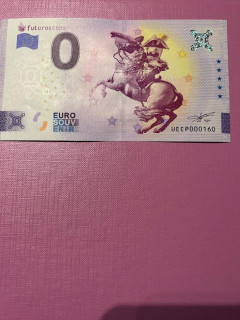 Futuroscope €0 souvenirticket, Postzegels en Munten, Ophalen of Verzenden, Frankrijk, Los biljet